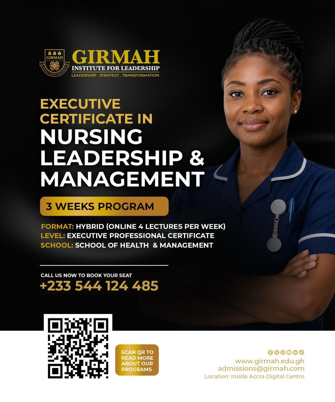 Executive Certificate in Nursing Leadership & Management training session
