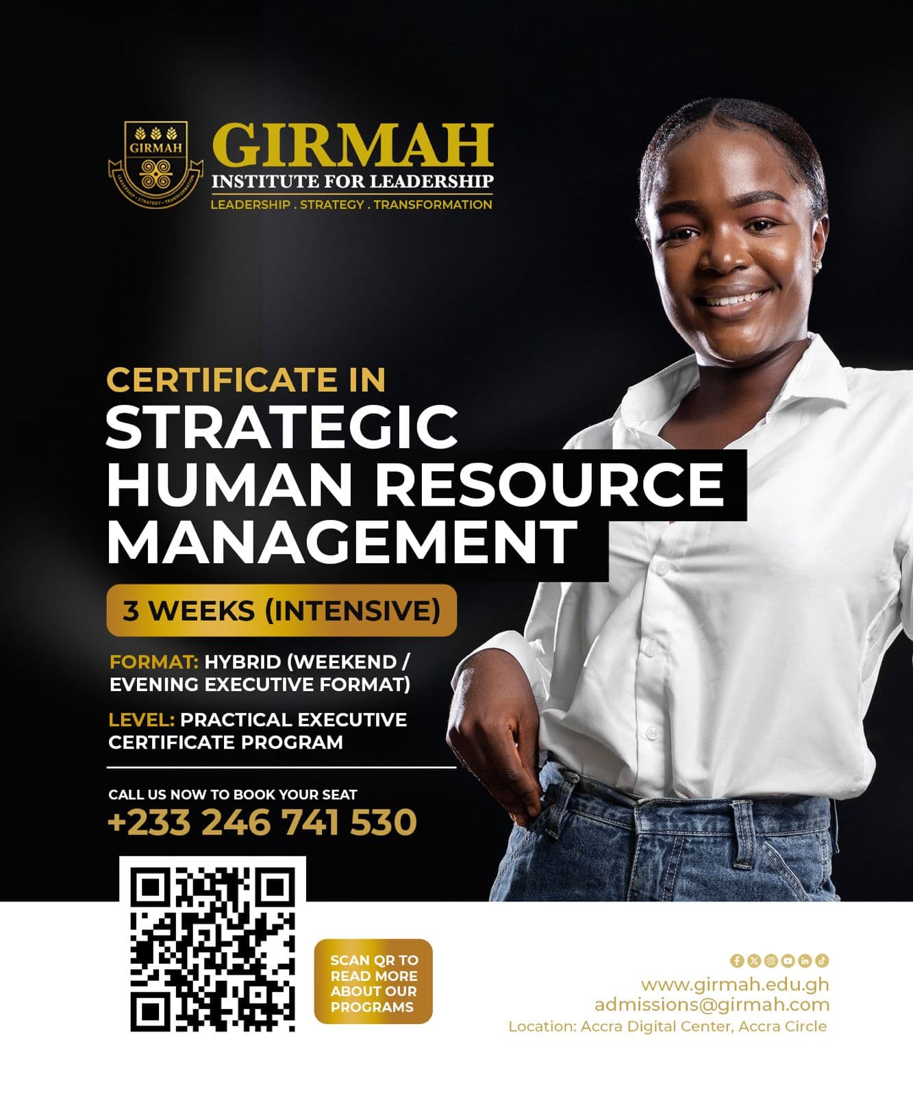 EXECUTIVE CERTIFICATE IN STRATEGIC HUMAN RESOURCE MANAGEMENT training session